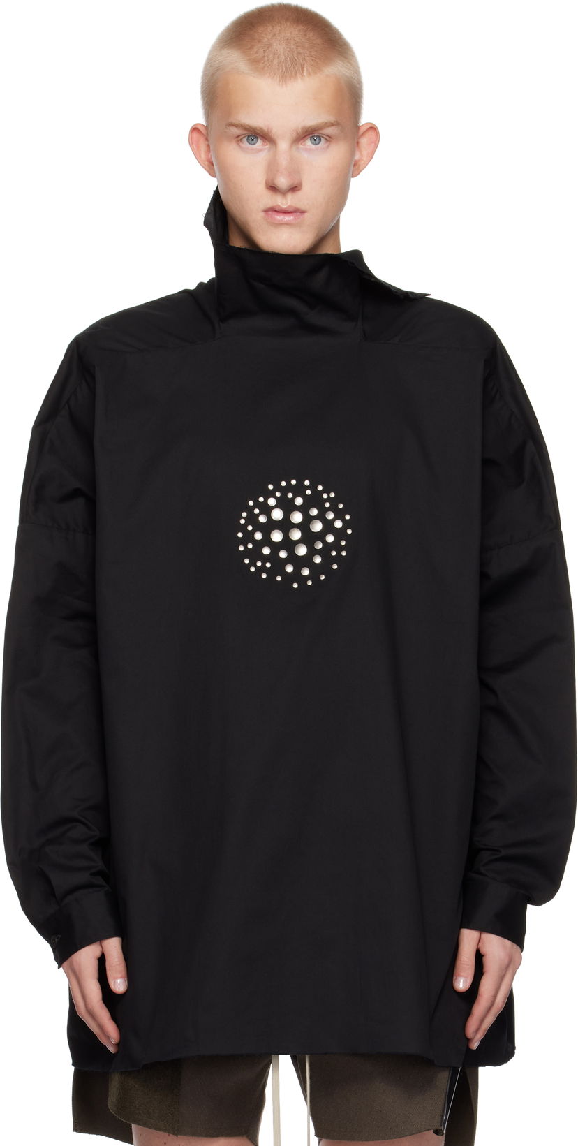 Сорочка Rick Owens Orb Long Sleeve Shirt чорний | RR02D6209 CDRES3