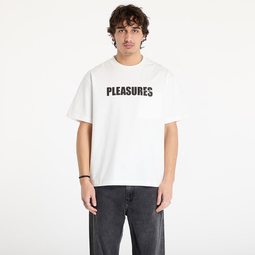 Футболка Pleasures White білий | P24W009 WHITE
