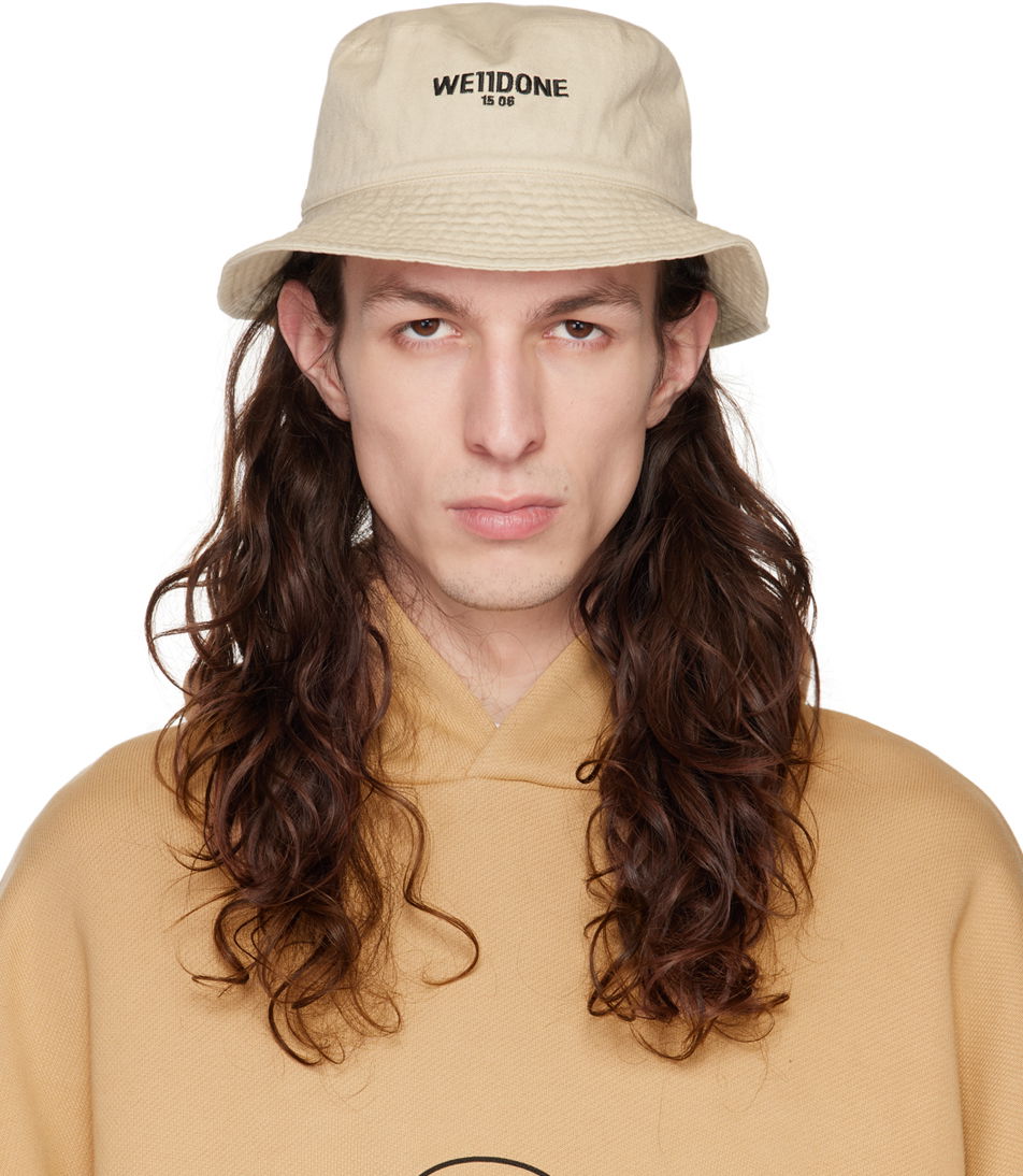 Капелюх We11done We11done 1506 Bucket Hat бежевий | WD-AH3-22-420-U-BG, 0