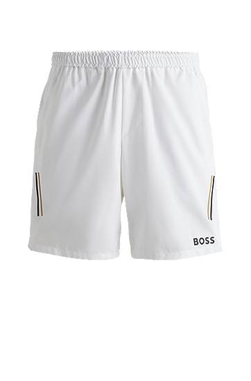 Шорти BOSS Matteo Berrettini Water-Repellent Shorts білий | 50521655