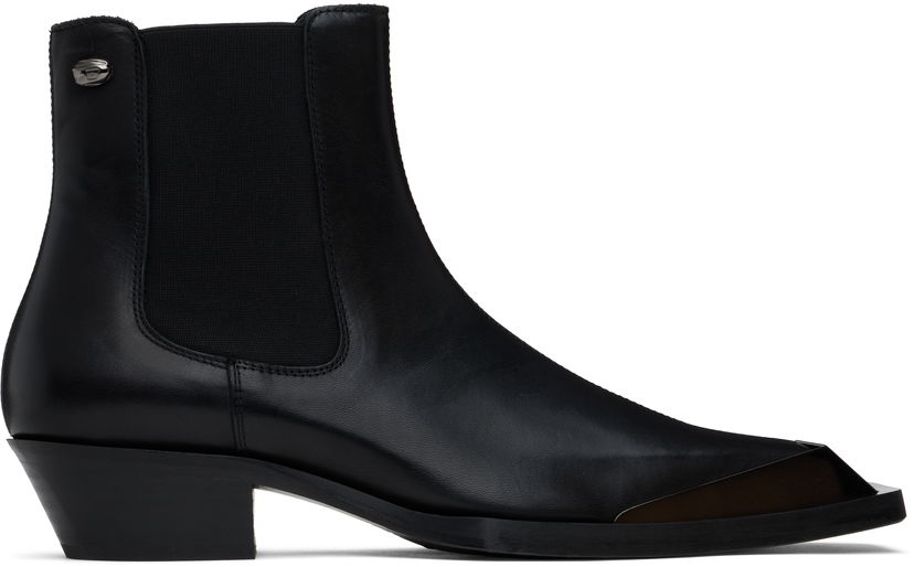 Кросівки та взуття Diesel D-Tona Chelsea Boots чорний | Y03528-PR516-T8013
