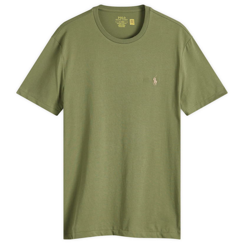 Футболка Polo by Ralph Lauren Custom Fit T-Shirt Зелений | 710671438389