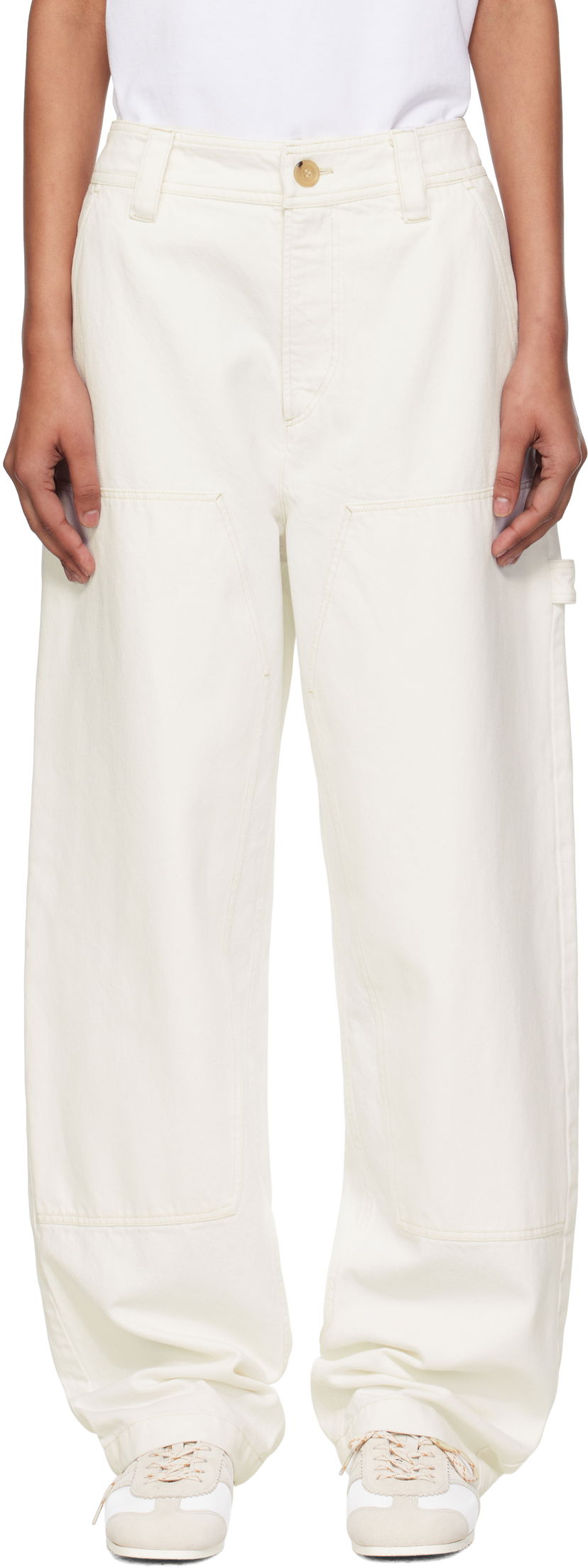 Штани карго A.P.C. A.P.C. Gustav Carpenter Pants білий | COGZV-M08484