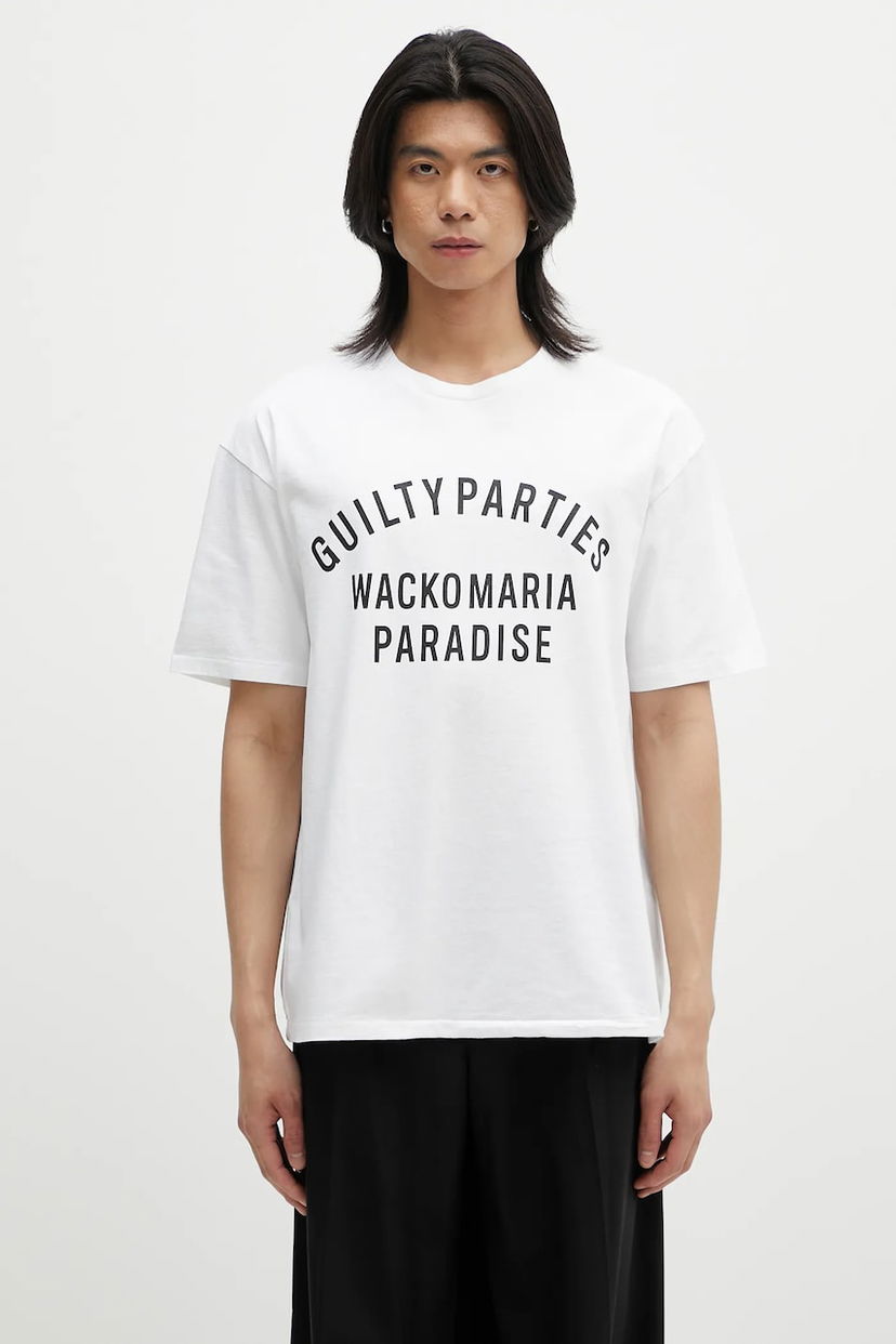 Футболка WACKO MARIA Wacko Maria Paradise Printed T-Shirt білий | 25SS.WMT.WT10