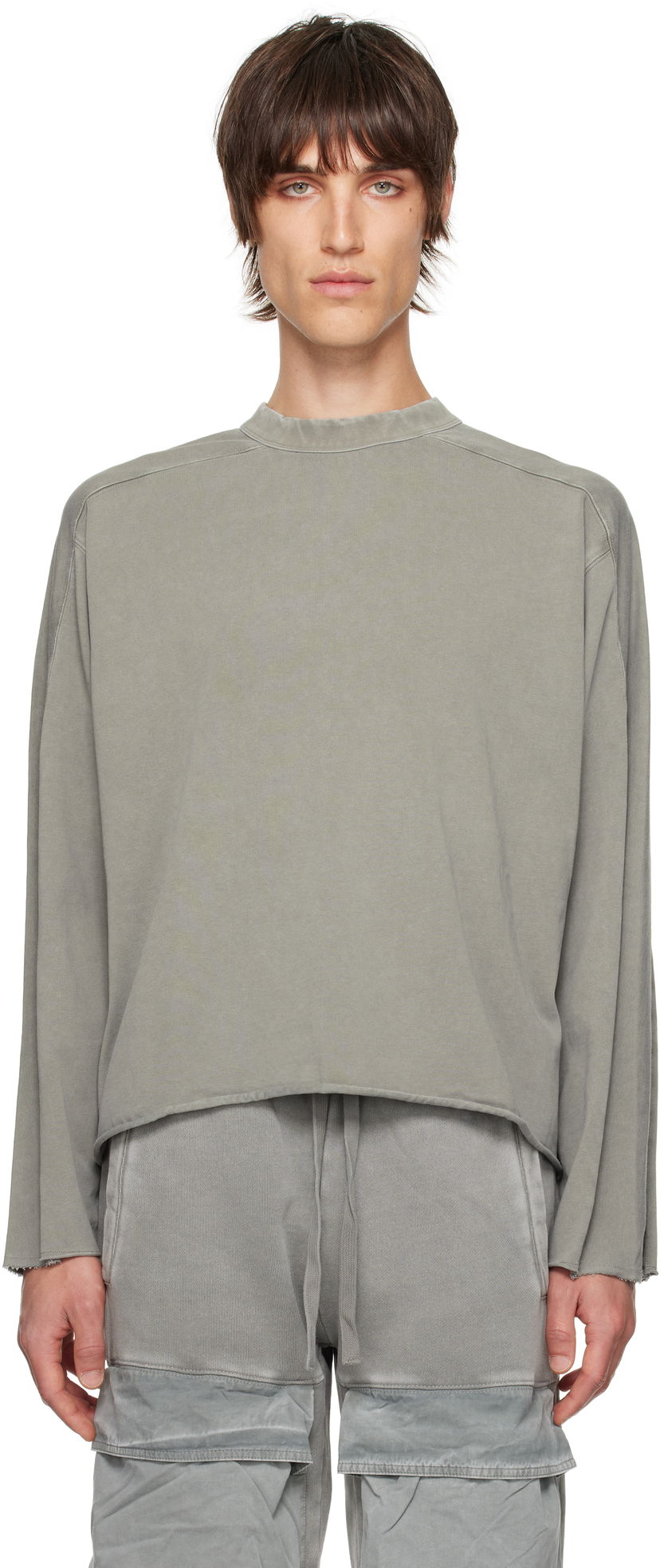 Футболка Entire Studios Long Sleeve T-Shirt Сірий | ES2486RH