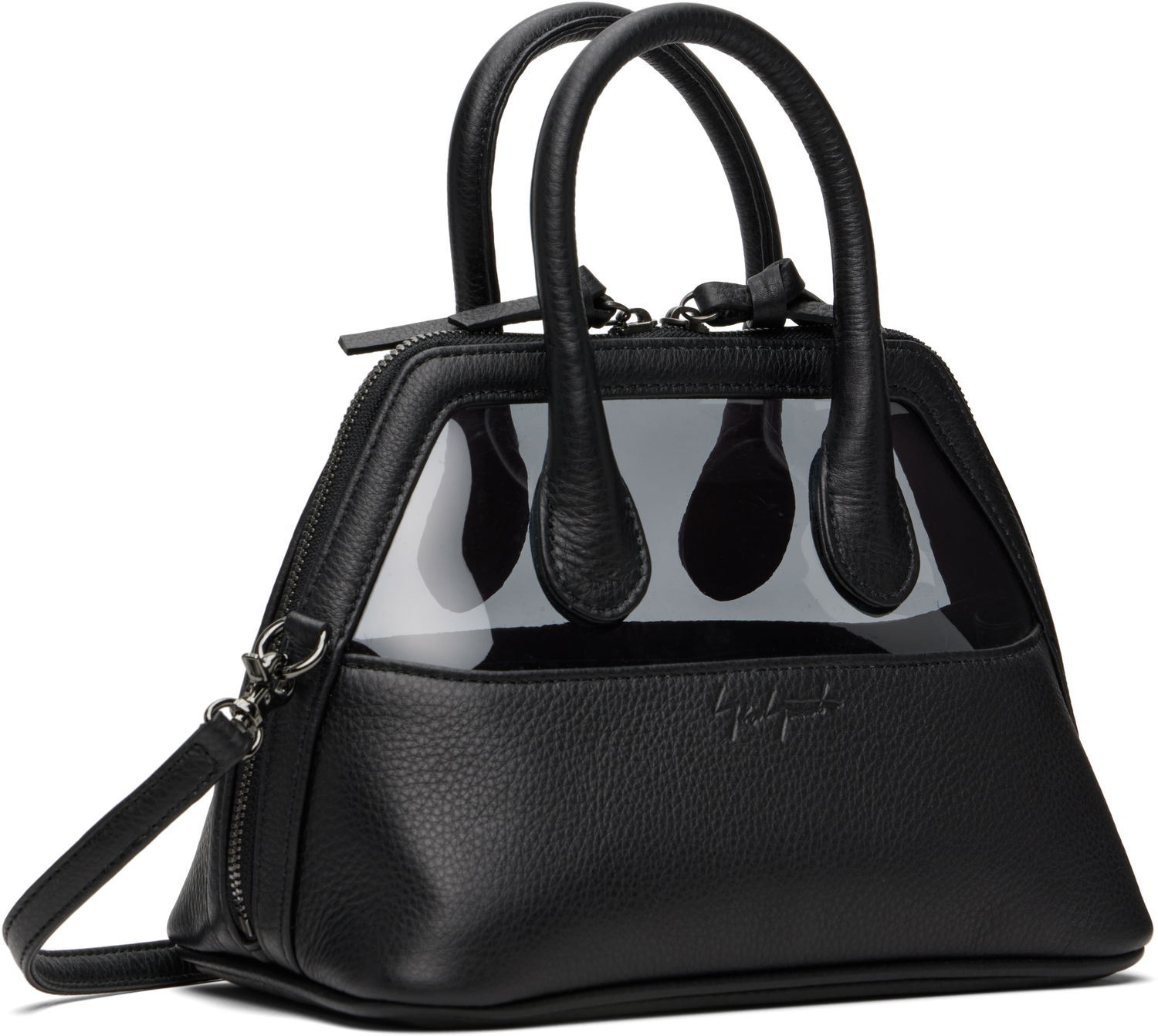 Сумочка Yohji Yamamoto YOHJI YAMAMOTO Translucent Mini Bag чорний | DP-I15-715, 1