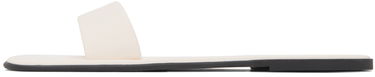 плаття The Row The Row Leather Beach Slides білий | F1386-SPN60, 2