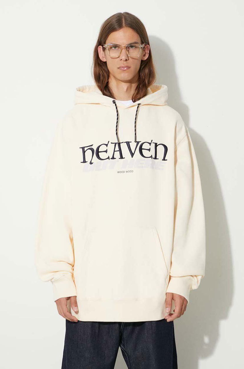Світшоти WOOD WOOD Zeus Heaven Hoodie бежевий | 12335603.2493