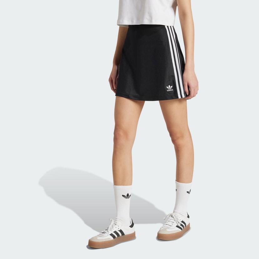 Спідниця adidas Performance Adicolor 3-Stripes Mini Skirt чорний | JD0281