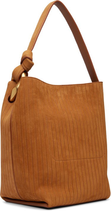 сумка-тоут JW Anderson 'The JWA Corner Bucket' Tote with Vertical Texture and Sculptural Hardware Коричневий | HB0737-LA0375, 2