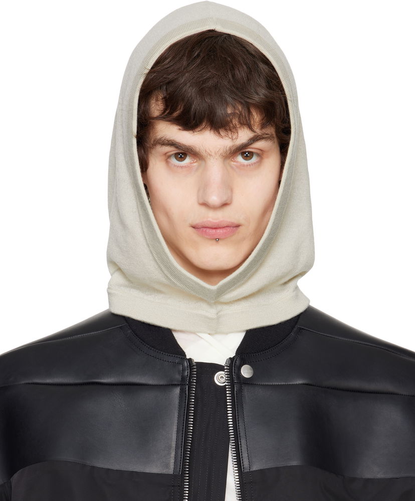 Світшоти Rick Owens Rick Owens Hollywood Cashmere Hood бежевий | RU01E5481 WS