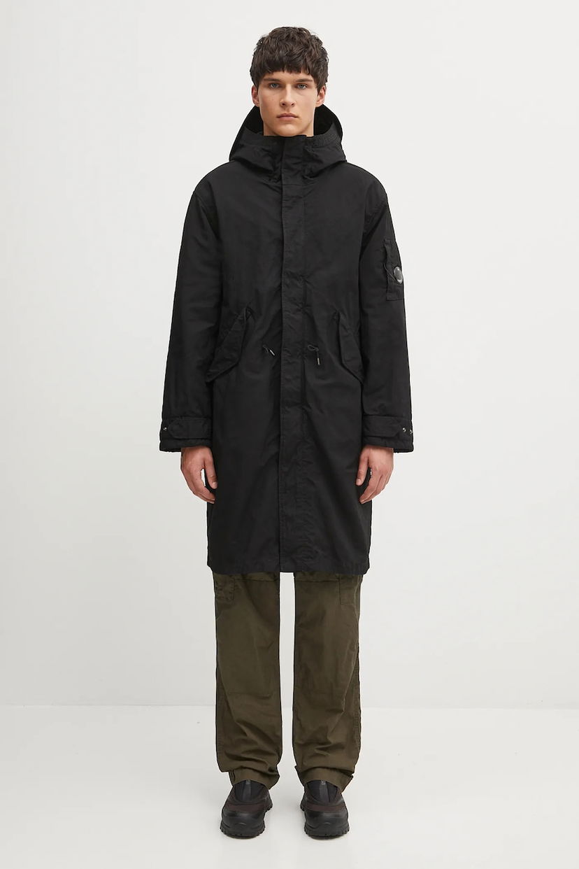 Парка C.P. Company C.P. Company Hooded Parka чорний | 19CMOW095A110305G
