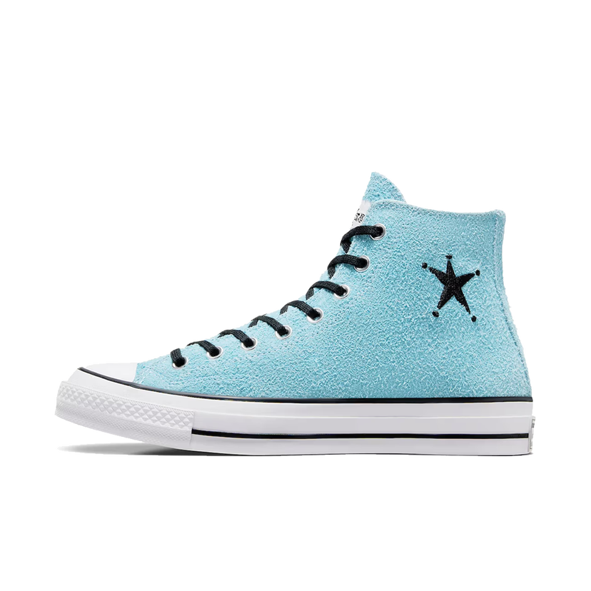 Кросівки та взуття Converse Stüssy x Chuck 70 High "Sky Blue" Синій | A07663C