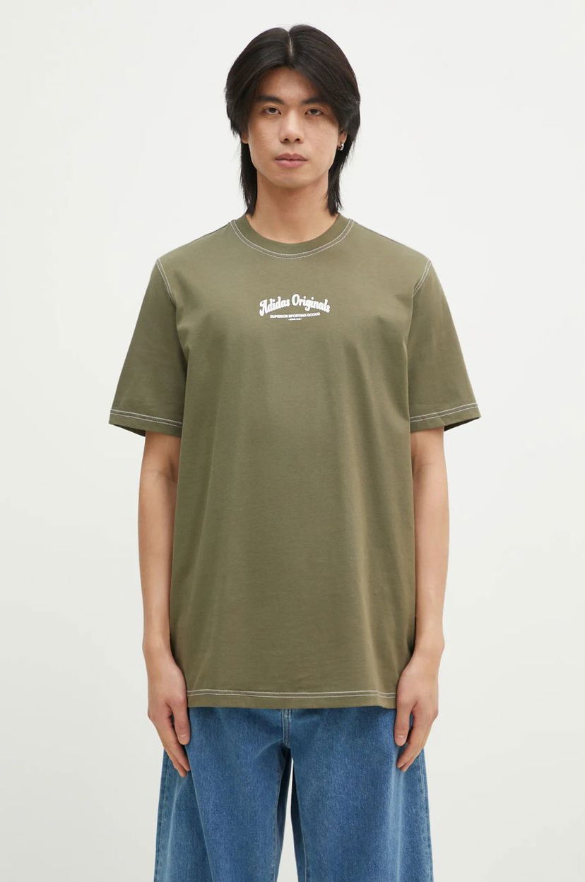 Футболка adidas Originals adidas Originals Wabash T-Shirt Зелений | JP4476