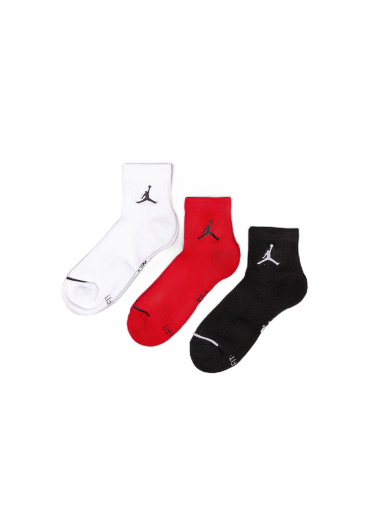 Нижня білизна та шкарпетки Jordan Ankle Socks 3-Pack Різнокольоровий | SX5544-011
