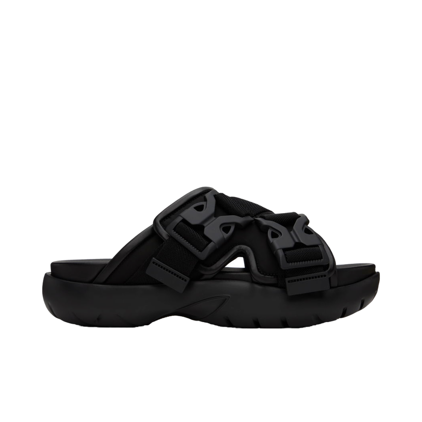 Кросівки та взуття Bottega Veneta Snap Slide Sandals "Black" чорний | 754358 V3C41