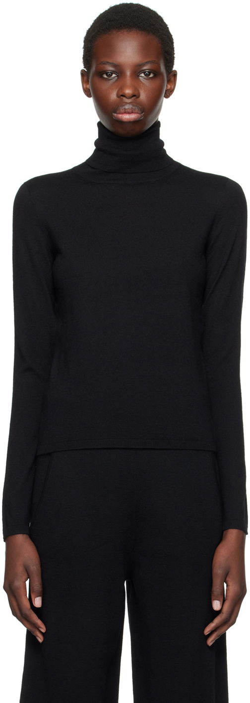 Cветр Max Mara Veloce Turtleneck чорний | 2421366172600 MM12183