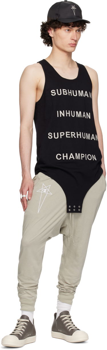 Спортивні штани Rick Owens Rick Owens Champion Edition Prisoner Drawstring Sweatpants Сірий | CM01E1690 CHJG JERSEY, 4