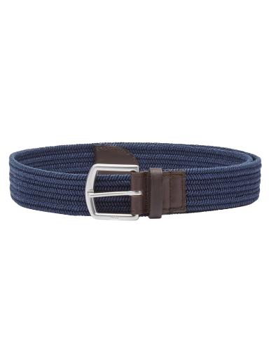 Ремені Polo by Ralph Lauren Woven Stretch Belt Navy темно-синій | 405666041002