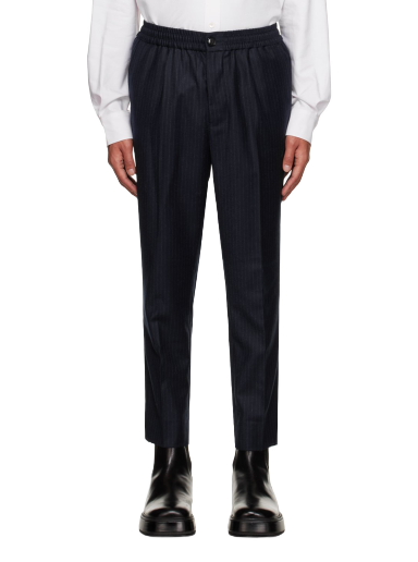Штани AMI Drawstring Trousers темно-синій | HTR206.WV0024