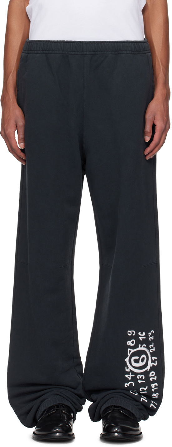 Спортивні штани Maison Margiela Numeric Sweatpants чорний | SH2KA0022 M25004