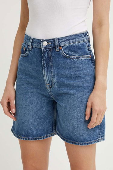 Шорти Samsoe Samsoe Samsoe Samsoe SASHELLY High Waist Shorts Синій | F24200011, 0