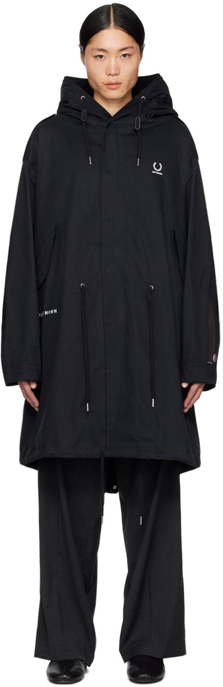 Пальто RAF SIMONS Fred Perry x Coat чорний | SJ6524, 0