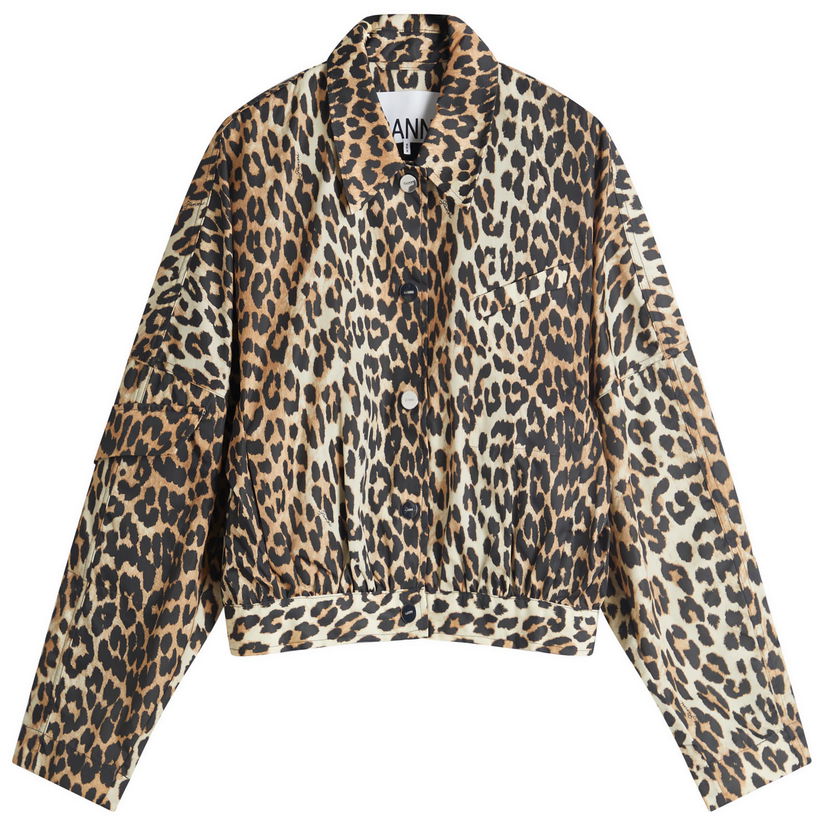 Куртка GANNI Ganni Duchesse Nylon Short Jacket Різнокольоровий | W0470