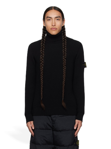 Cветр Stone Island Patch чорний | 7915552C2