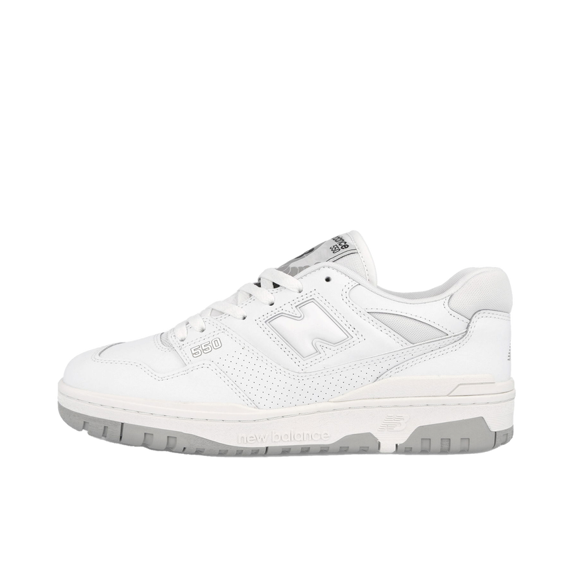 Кросівки та взуття New Balance 550 "White Grey" білий | bb550-pb1