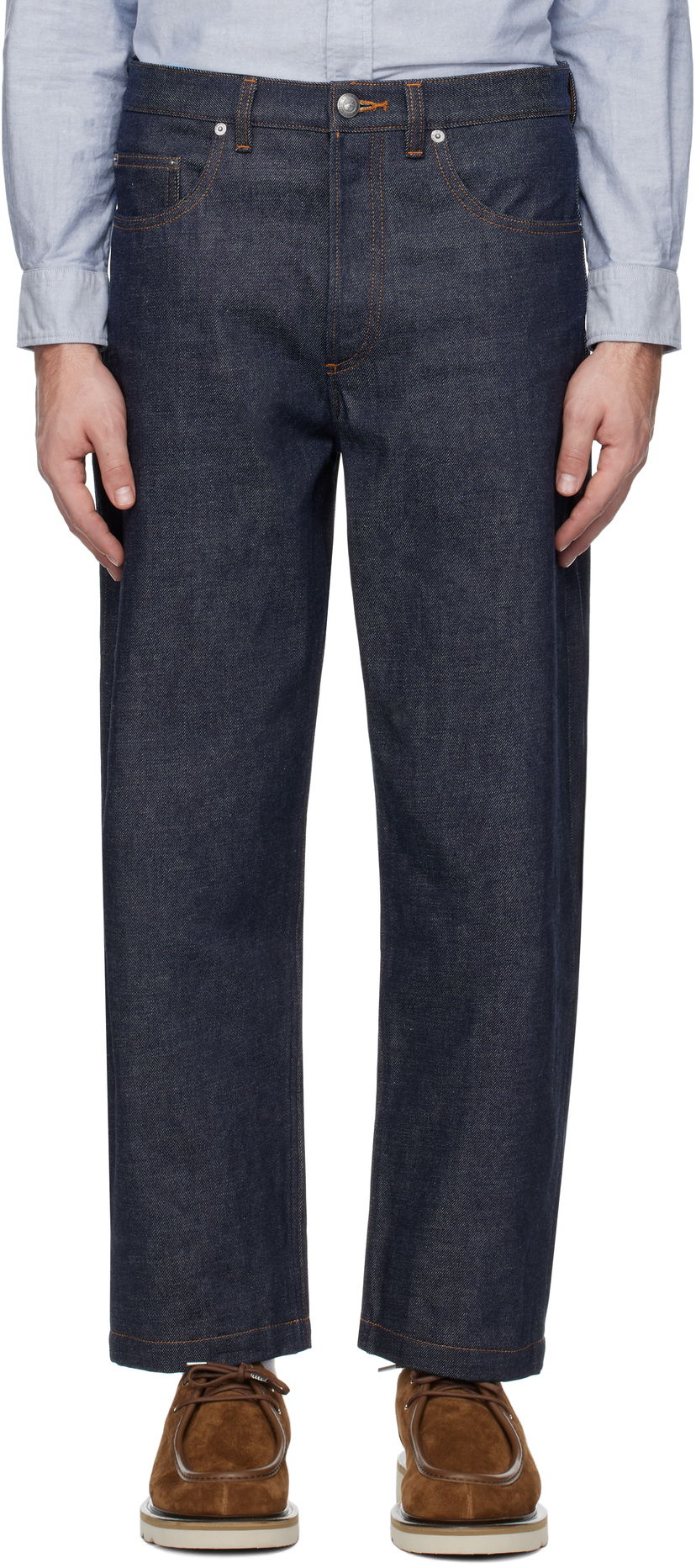Джинси A.P.C. A.P.C. Achille Straight Leg Jeans Синій | COHES-H09212