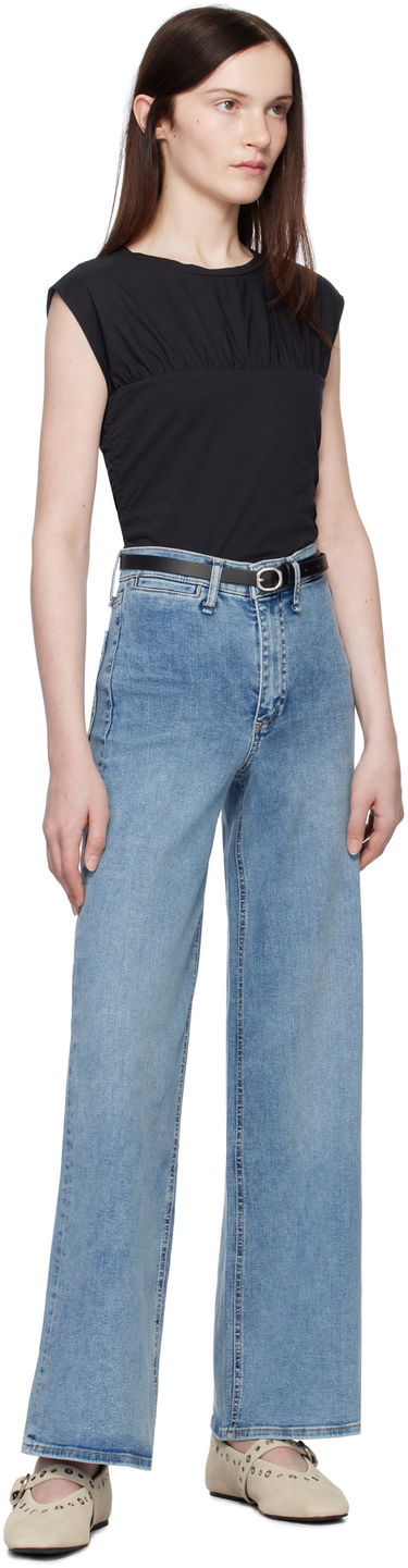 Безрукавка rag & bone Rag & Bone Mica Banded Top чорний | WCC24HT009M409, 3