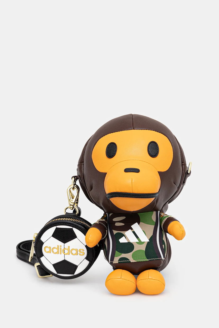 Сумочка adidas Originals adidas Originals BAPE MILO Plush Bag чорний | JZ7448