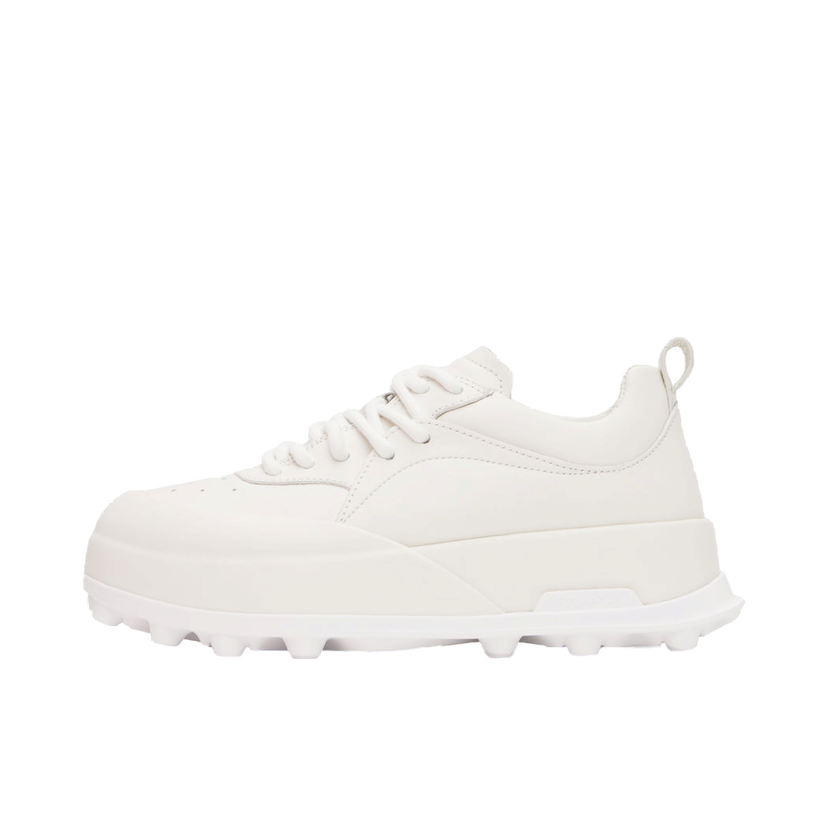Кросівки та взуття Jil Sander Tonal Leather Sneakers "White Orb" W білий | J16WS0022_P6244
