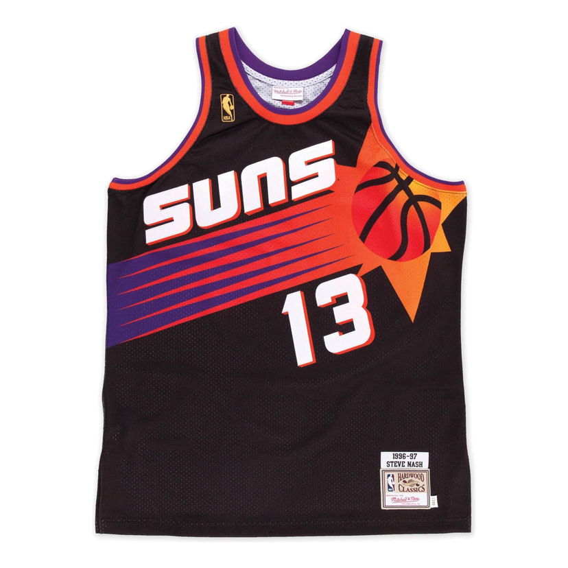 Безрукавка Mitchell & Ness NBA Phoenix Suns 1996-97 Steve Nash Road Jersey чорний | AJY4AC18074-PSUBLCK96SNA