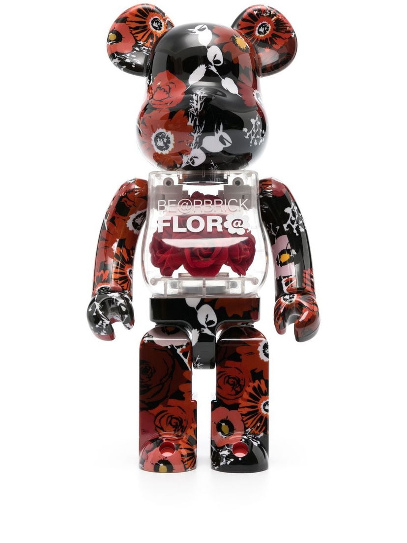 Колекційний Medicom Toy Be@rbrick Flor@ 400％ figure - Black Коричневий | 453095660209718033905