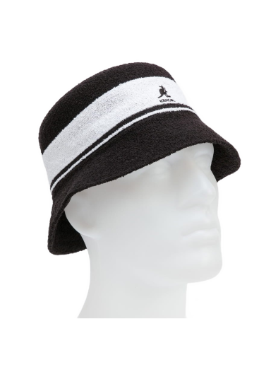 Капелюх Kangol Bermuda Stripe Bucket чорний | K3326ST