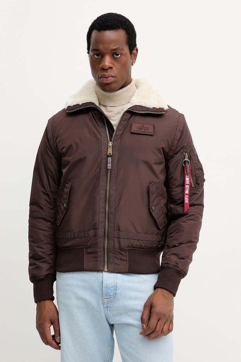 Куртка бомбер Alpha Industries Alpha Industries Injector III Winter Bomber Jacket Коричневий | 198122.696