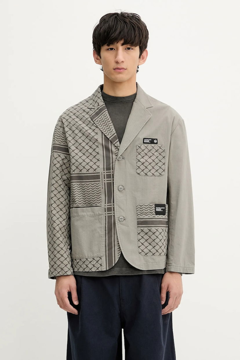 Куртка Neighborhood NEIGHBORHOOD PT SHEMAGH Patterned Jacket Сірий | 251UTNH.JKM02