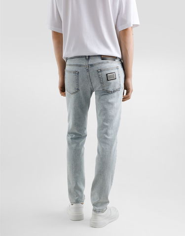 Джинси Dolce & Gabbana Dolce & Gabbana Slim-Fit Stretch Jeans Синій | GY07CDG8MV2S9001, 3