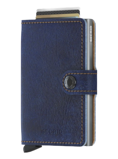 Гаманець Secrid Miniwallet "Indigo 5-Titanium" темно-синій | MIn-5-Titanium