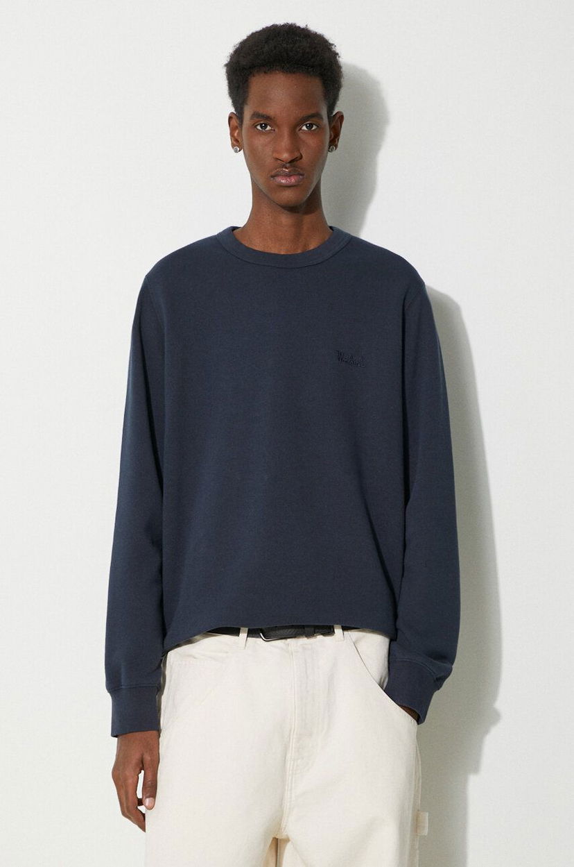 Світшоти WOOLRICH Sweatshirt Crewneck Синій | CFWOSW0225MRUT3684