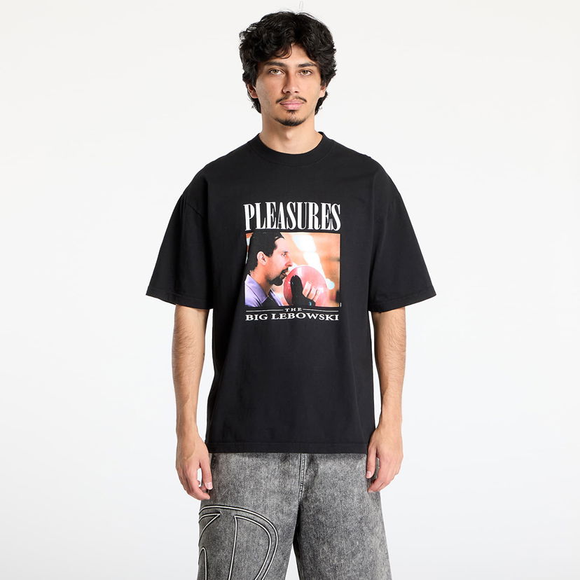 Футболка Pleasures PLEASURES The Big Lebowski Lick T-Shirt чорний | P25SU057 BLACK