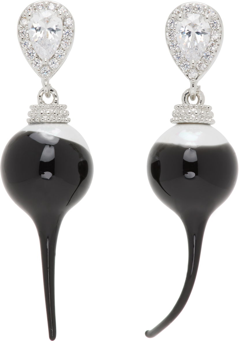 Сережки Ottolinger Ottolinger Diamond Drop Earrings чорний | 125901425E02