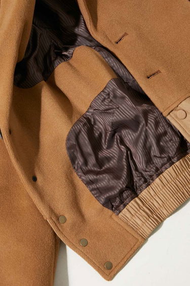 Куртка бомбер ADER ERROR Aviat Cropped Wool Blazer бежевий | BMADFWBZ0102, 6