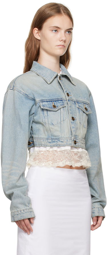 Куртка We11done Cropped Denim Jacket Синій | WD-DJ2-24-337-W-SK, 1