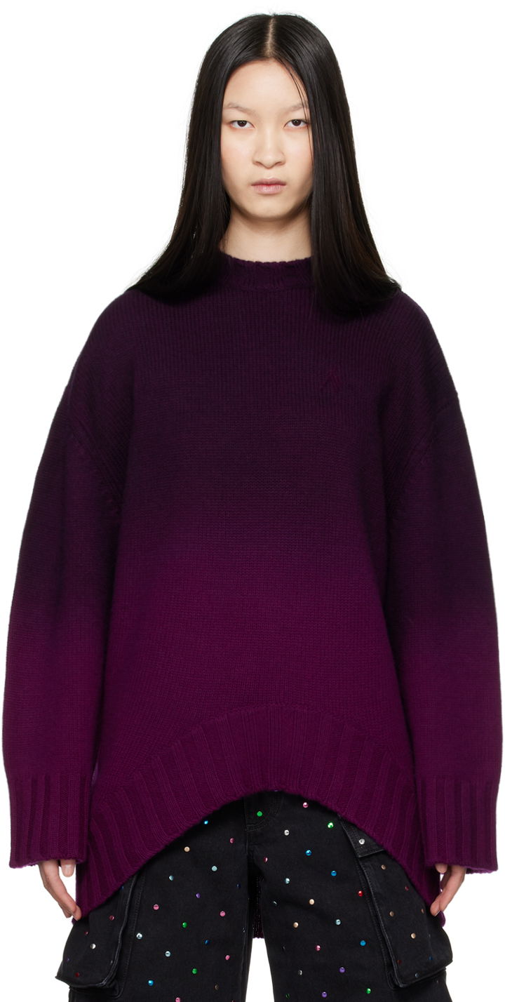 Cветр The Attico Attico Gradient Wool Sweater Фіолетовий | 248WCA360 KW046
