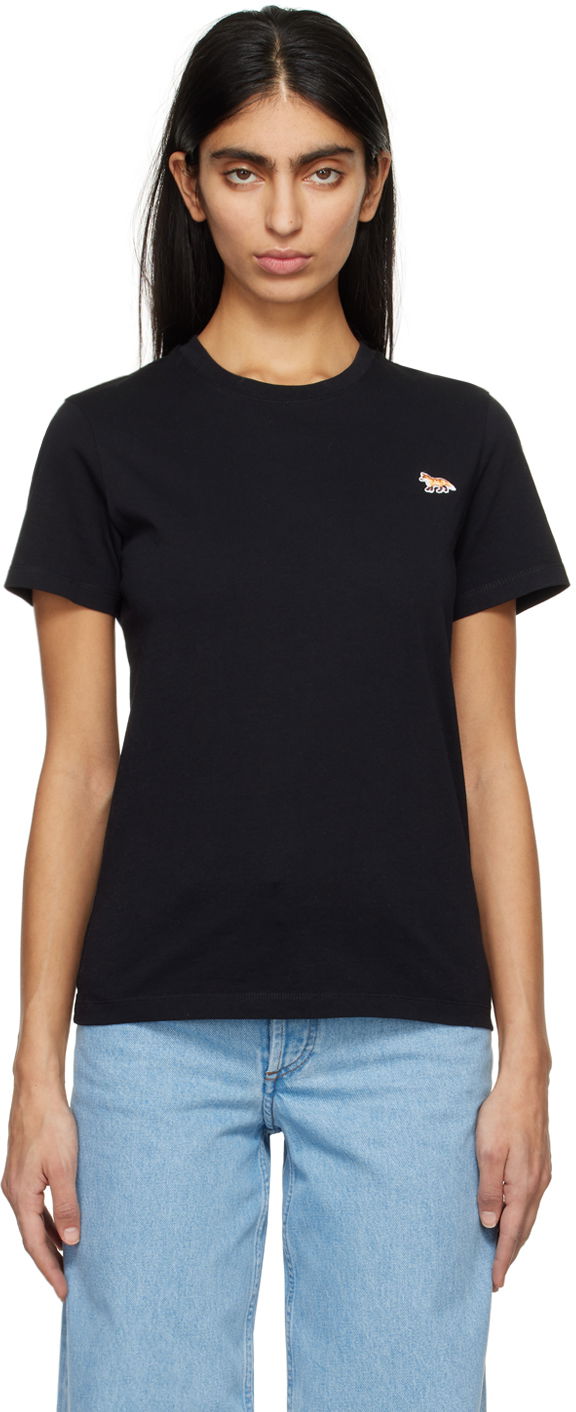 Футболка MAISON KITSUNÉ Baby Fox T-Shirt чорний | MW00110KJ0008