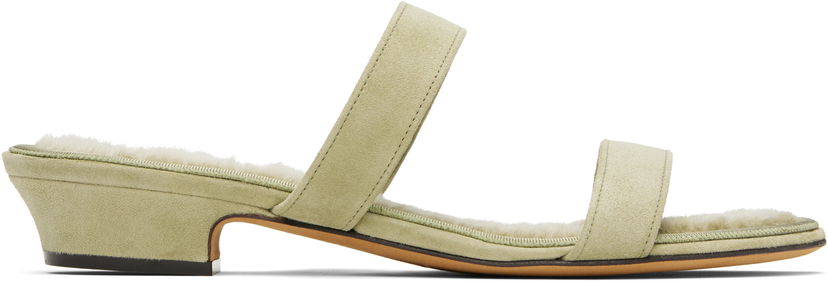 плаття The Row The Row Awar Strap Heeled Sandals Зелений | F1594-L221
