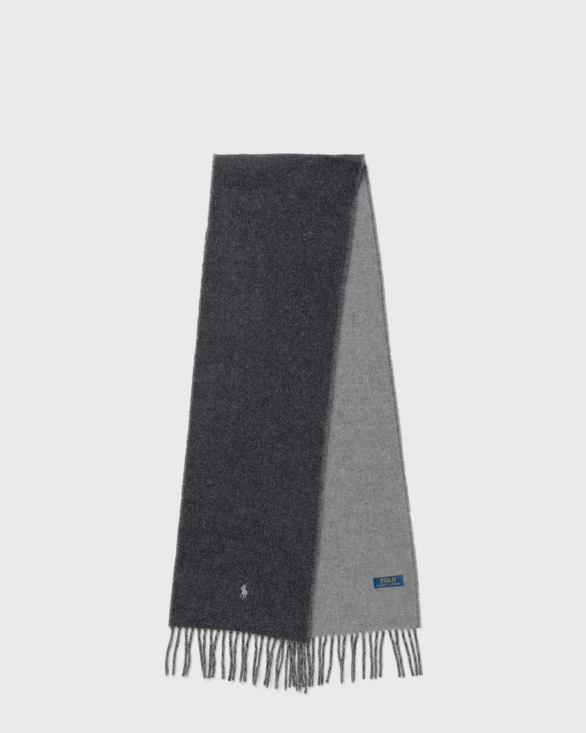 Шарф Polo by Ralph Lauren Reversible Scarf Сірий | 449959334003